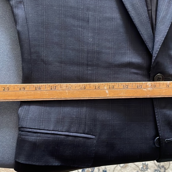 Canali Size 36R/46EU Blue with silver and yellow check - Picture 14 of 16